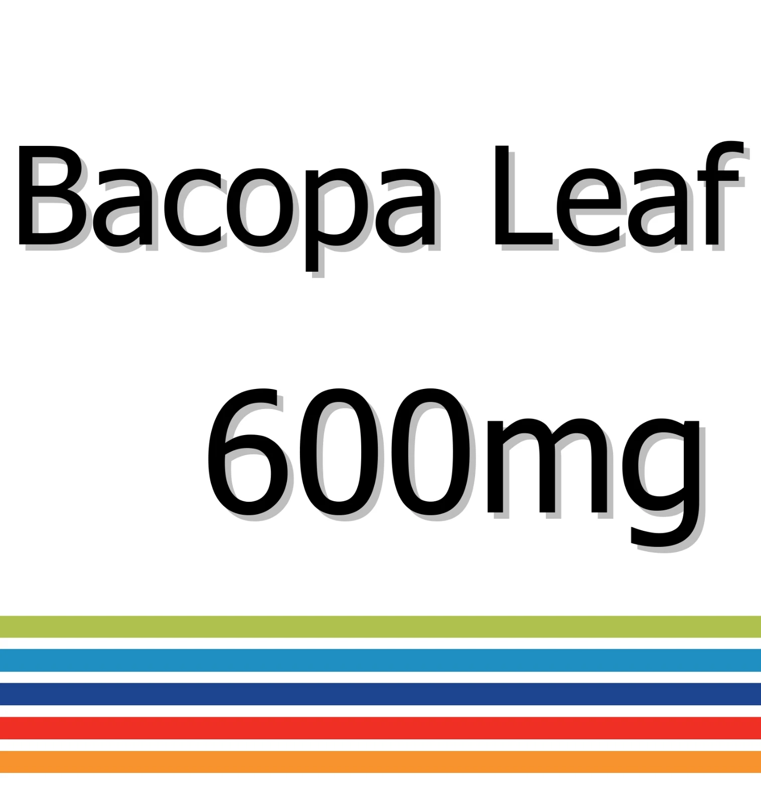 Bacopa Leaf 600mg x 60 Tablets - Brain Function
