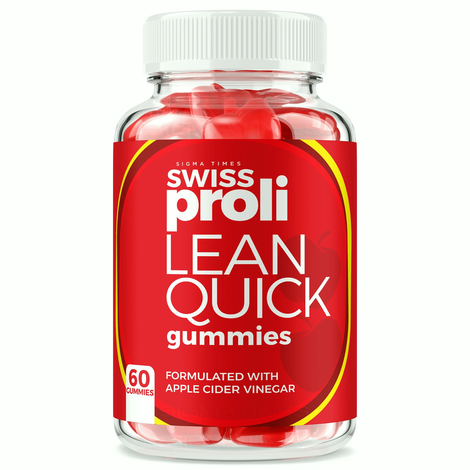 Swiss Proli Lean Quick Gummies - Apple Cider Vinegar Gummy for Weight Loss 60ct