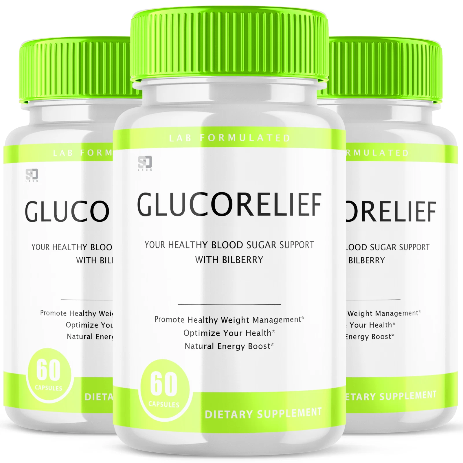 GlucoRelief - Balanced Sugar Level & Glucose Wellness Support (3 Pack)