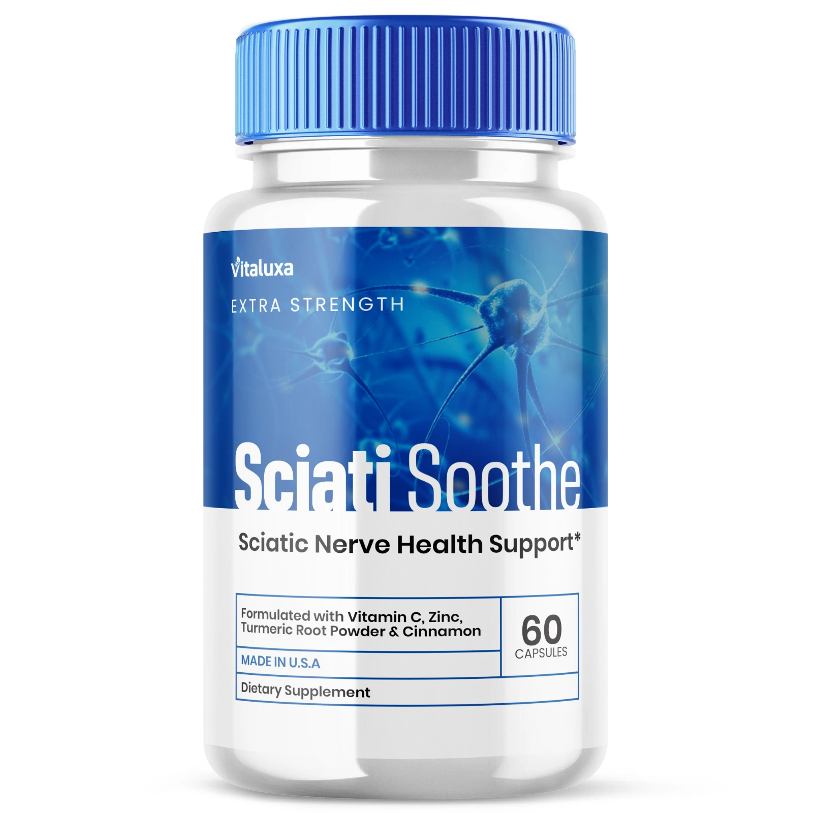 SciatiSoothe for Sciatica Capsules, Sciati Soothe for Nerve Health (60 Capsules)