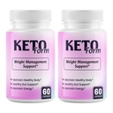 (2 Pack) Keto Form Pills for Weight Loss Advanced Fat-Burning Keto Formula 60ct