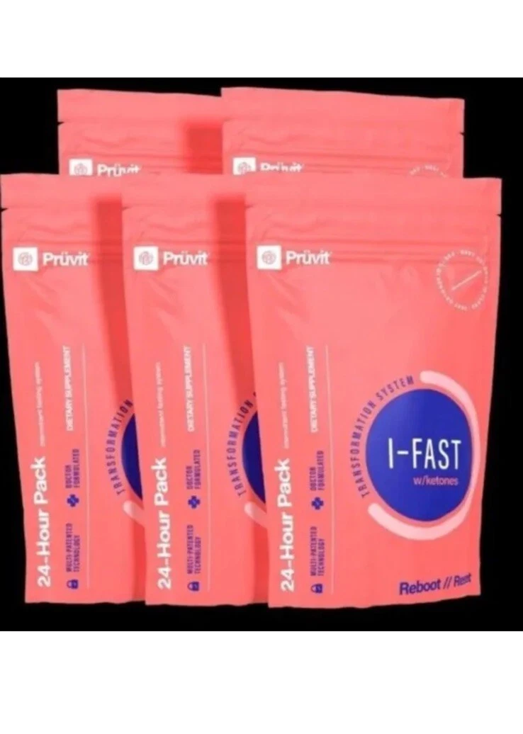 Pruvit I-Fast DAY INTERMITTENT FASTING SYSTEM 24-hour 5 Packs EXP: 02/2026